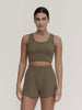Olive Green Cotton Co-Ord Set