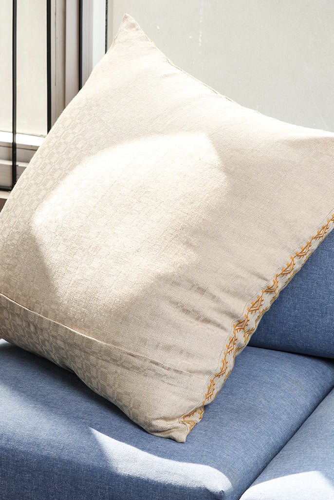 Embroidered Textured Cushion (pack of 1 Piece)