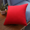 Bright Red Textured Cushion Cover (Pack of 1 Piece)