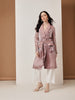 Rose Gold Metallic Trench Coat