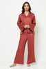 Rust Solid Loungewear