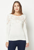 White Embroidered Top