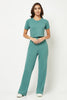 Green Solid Co-ord Set