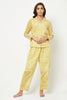 Yellow Printed Loungewear