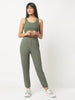 Olive Jogger Lounge wear Set