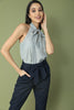 Solid and Striped Culottes Set