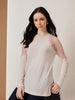 Lace Shoulder Top