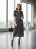 House of S Women's  Noir Utility Lace Dress