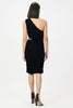 Ruched Velvet Party Dress