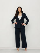 Midnight Elegance Power Suit