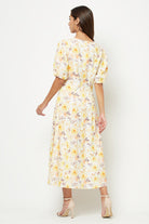Blossoming Linen maxi dress