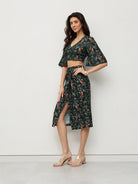 Emerald Safari Print Co-ord Set