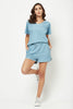 Sky blue solid loungewear