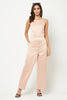 PEACH MATTE JUMPSUIT