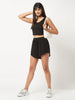 Black Sleeveless Lounge Wear Set