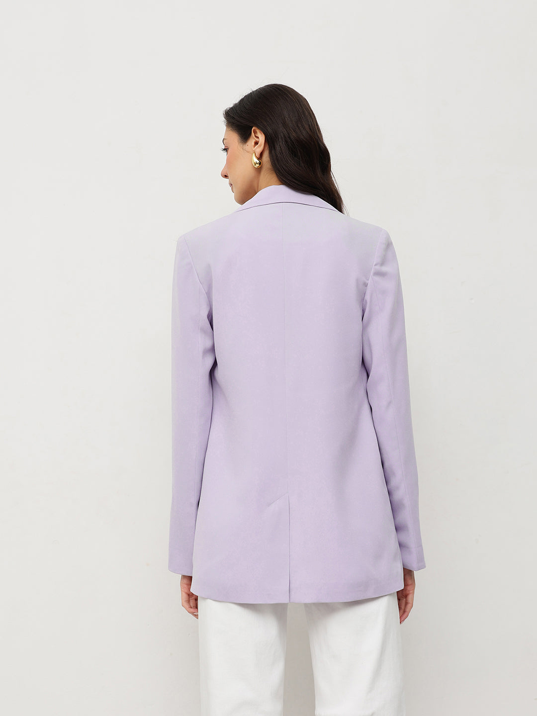 Soft Lavender Elegance Blazer