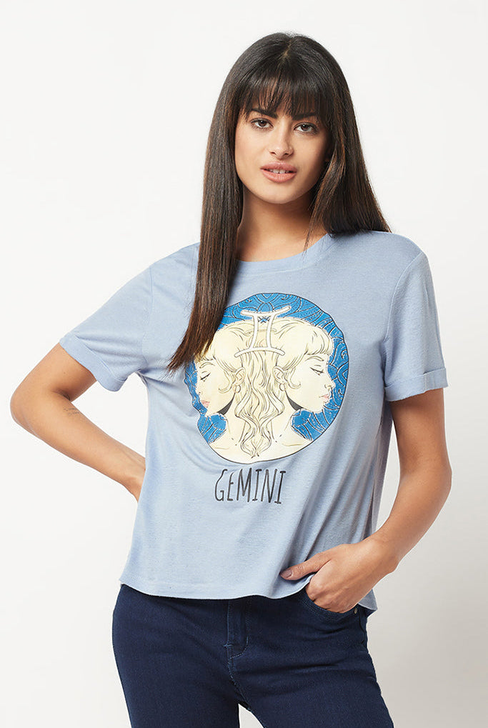 Gemini Zodiac Sign T-shirt