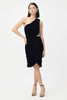 Ruched Velvet Party Dress